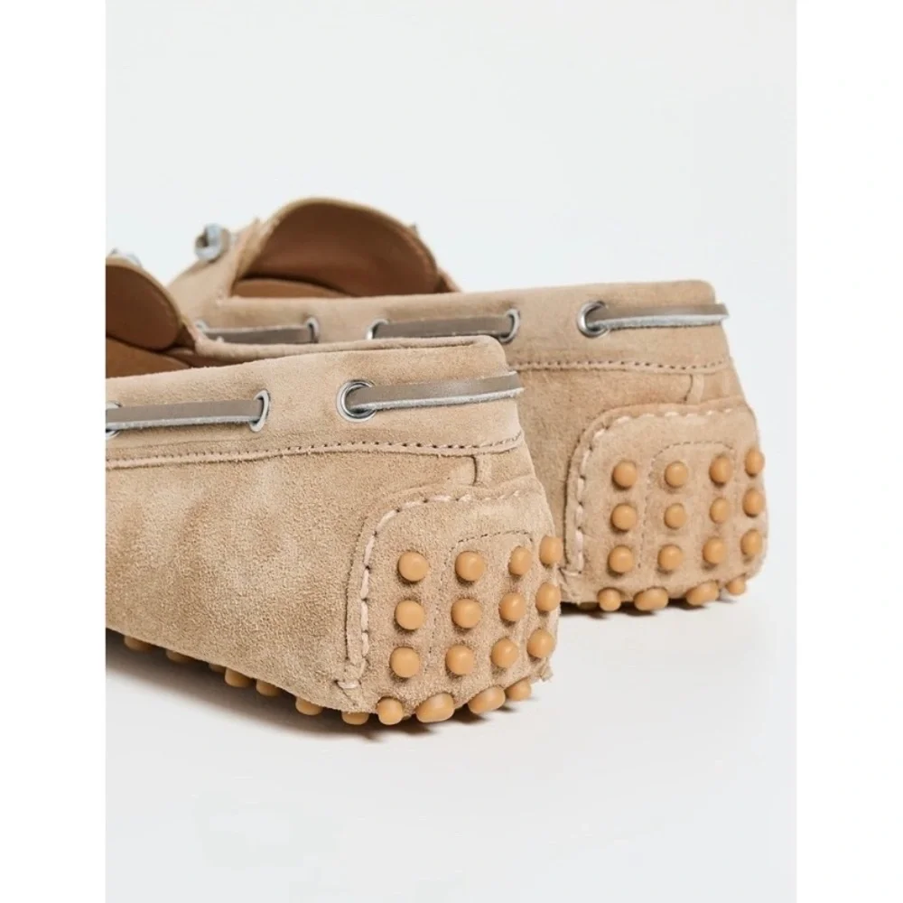 New Veronica Beard Jia Boater Flats in Sand Size 6 - Picture 5 of 14